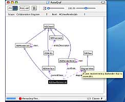 Browsing an AutoGraf diagram